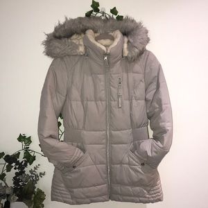 Laundry by Design Grey Sherpa jacket coat